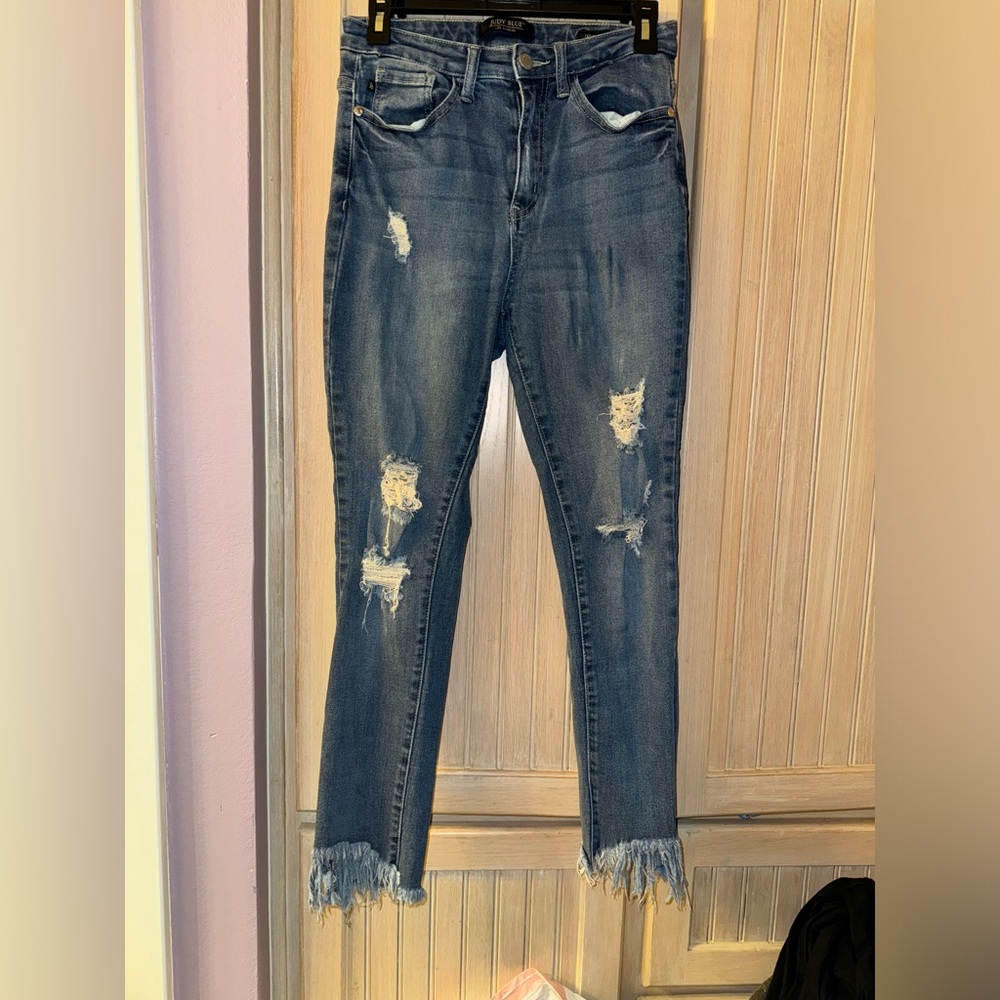 Judy blue fringe jeans